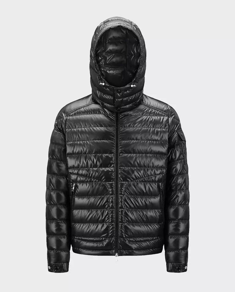 Moncler Czarna kurtka puchowa Lauros