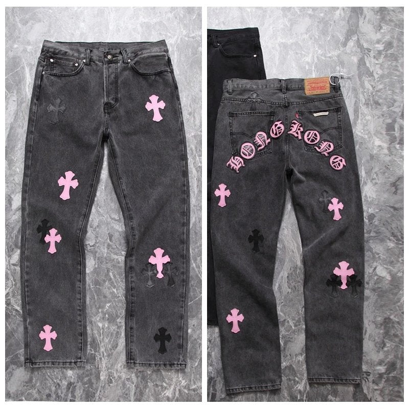 Spodnie Jeans Chrome Hearts