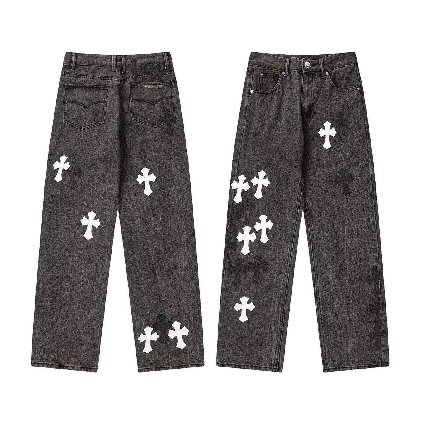 Spodnie Jeans Chrome Hearts