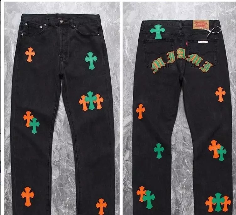 Spodnie Jeans Chrome Hearts